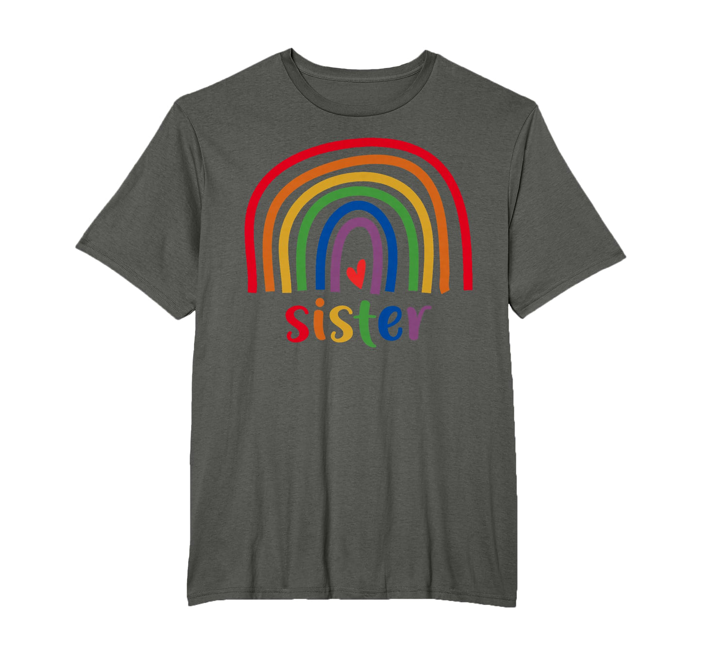 Sister Rainbow Gifts Family Matching T-Shirt - Streetwear Style for Adults - T-Shirt, Sweatshirt, Hoodie