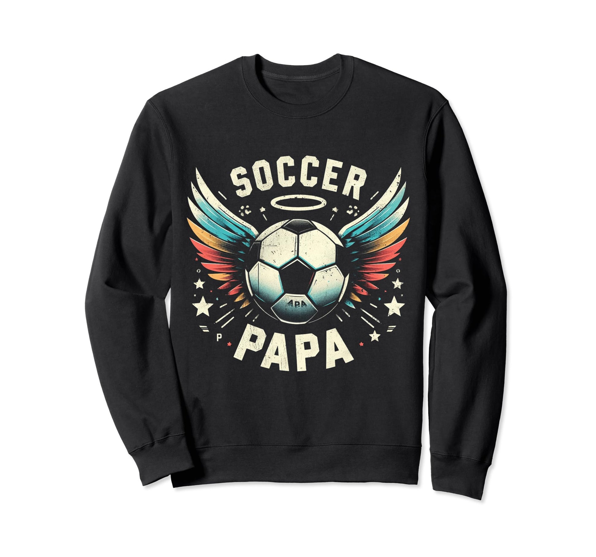 Soccer Papa Family Matching Dad Sweatshirt - Unique Graphic Men Women - T-Shirt, Sweatshirt, Hoodie