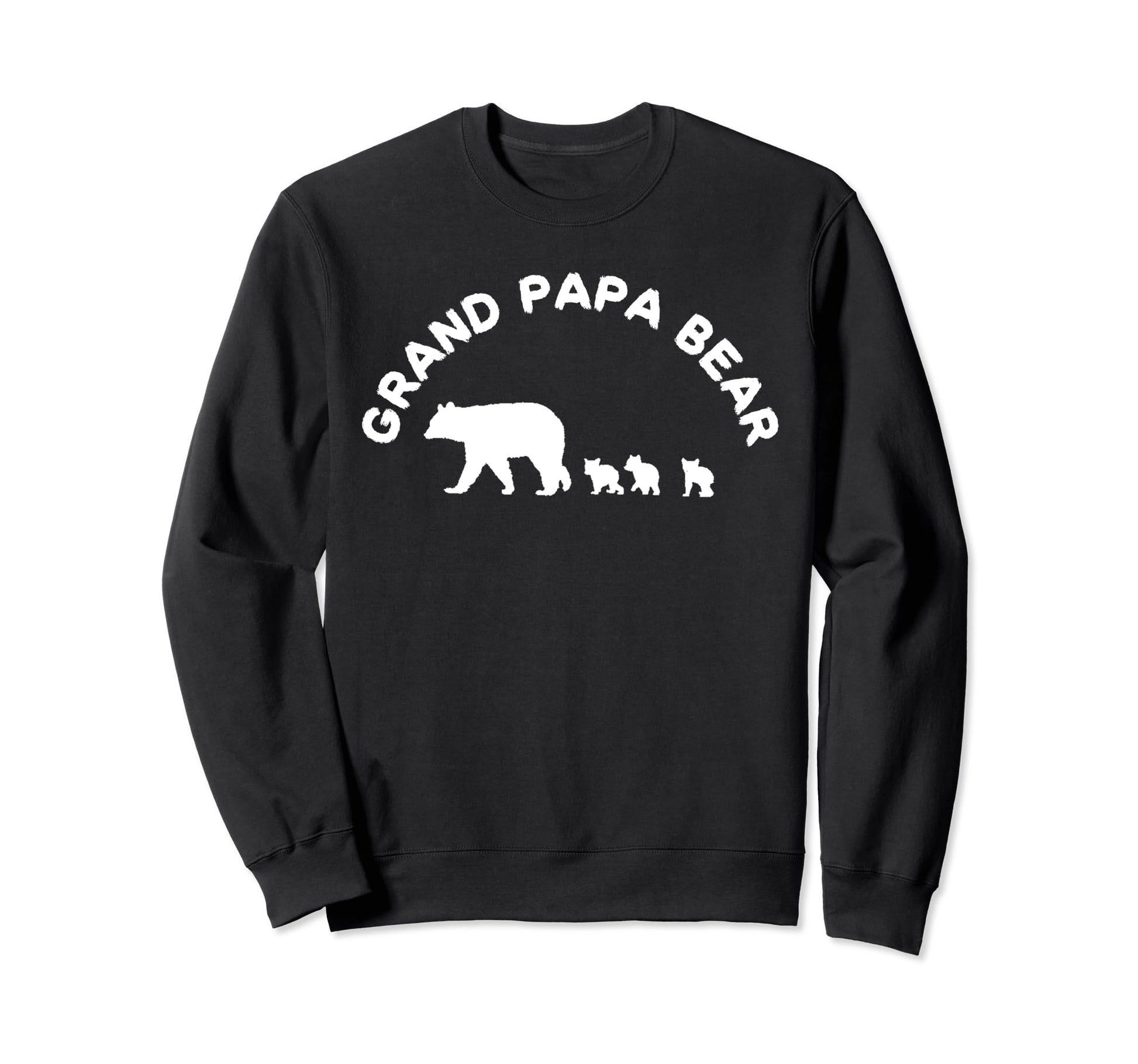 Grand Papa Bear Grandpa 3 Three Cubs Sweatshirt - Trendy Graphic Unisex - T-Shirt, Sweatshirt, Hoodie