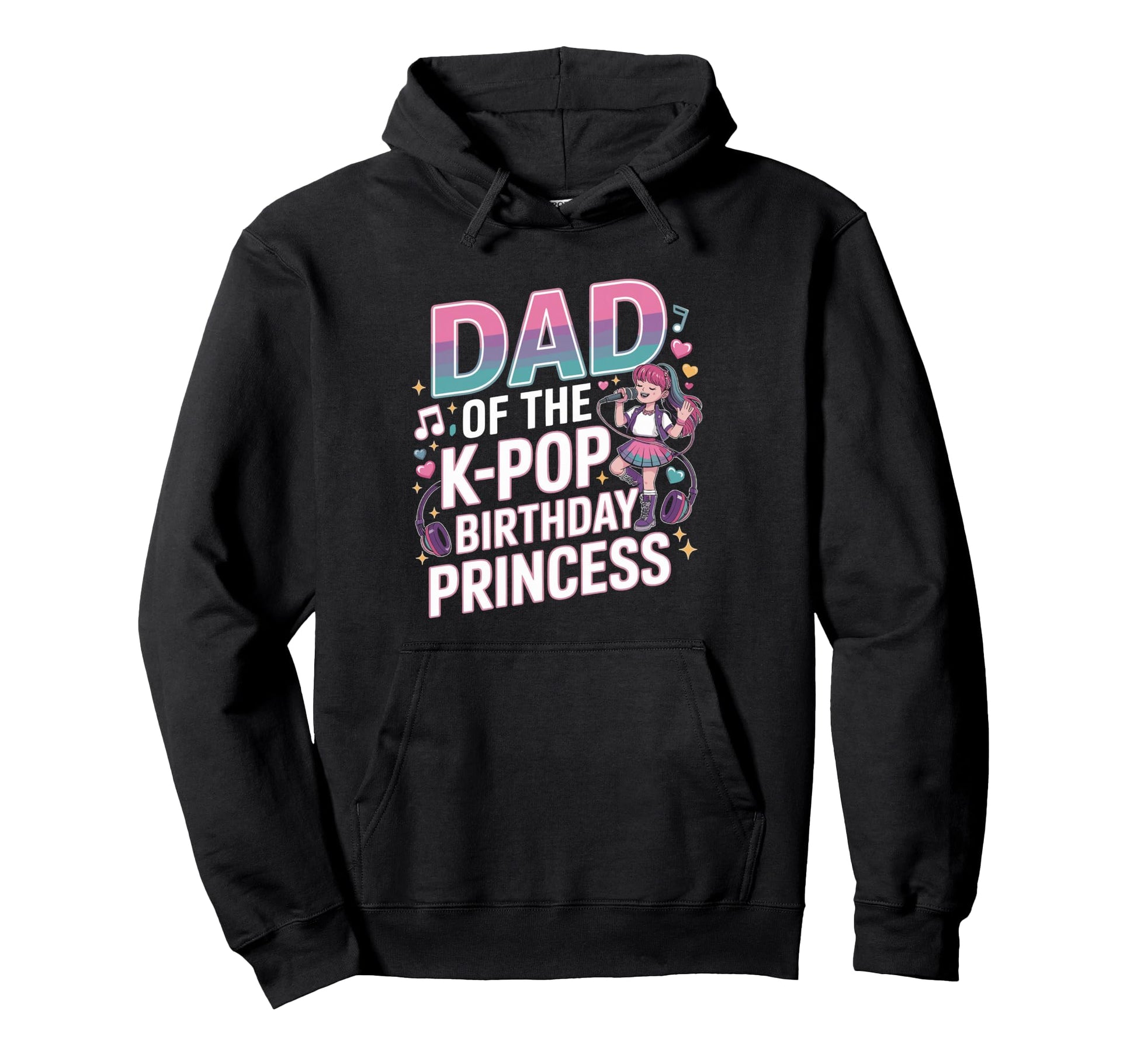 K Pop Birthday Dad Korean Pop Costume Hoodie - Novelty Apparel for Adults - T-Shirt, Sweatshirt, Hoodie