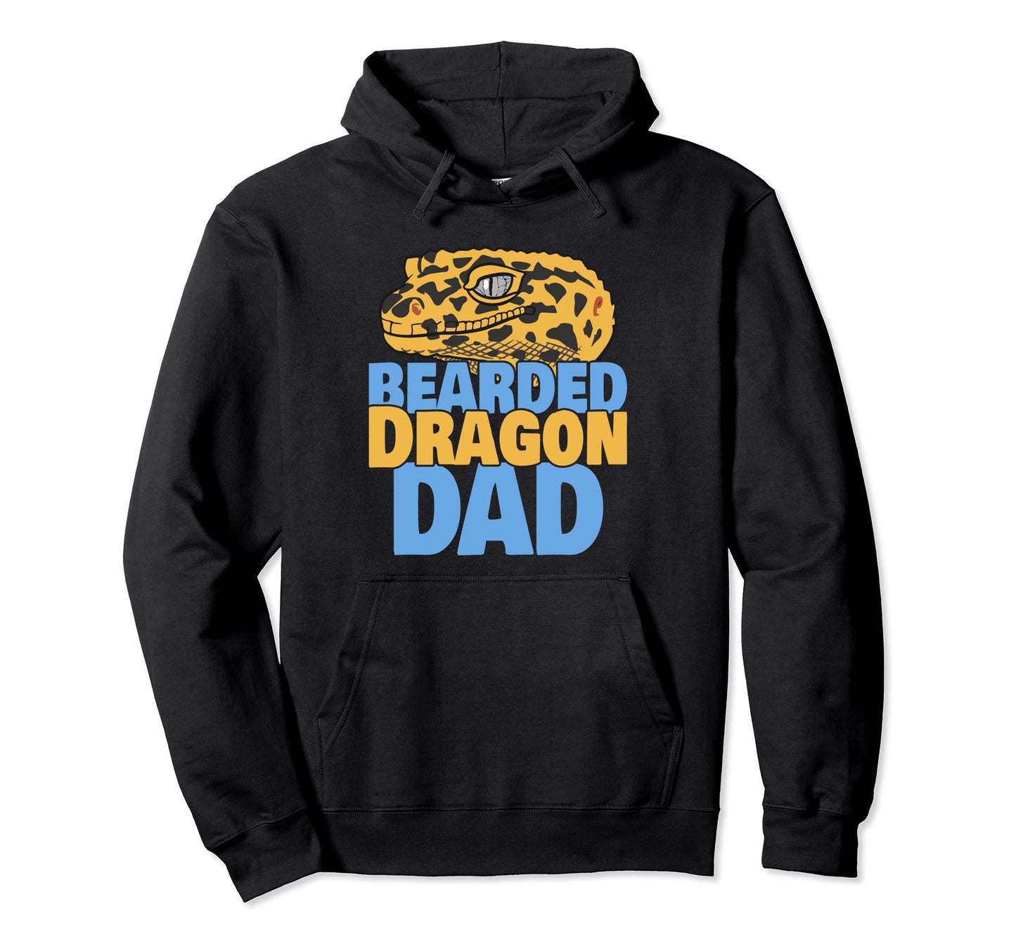 Bearded Dragon Dad Gecko Leopard Hoodie - Graphic Print Men Women - T-Shirt, Sweatshirt, Hoodie