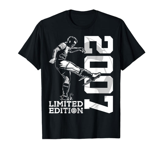 2007 19 Years Soccer 19Th Birthday T-Shirt - Trendy Graphic Unisex - T-Shirt, Sweatshirt, Hoodie