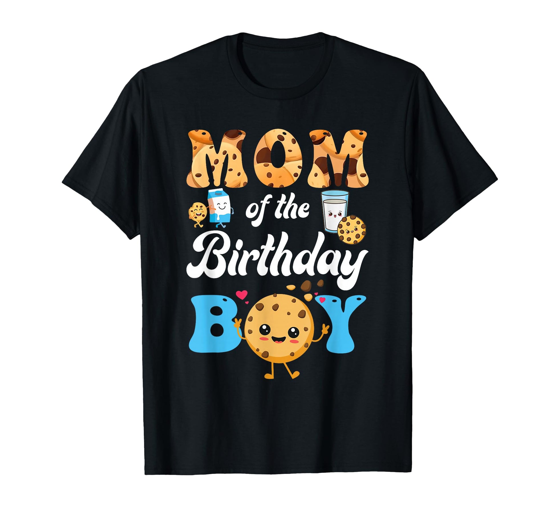 Mom Birthday Milk And Cookies T-Shirt - Casual Everyday Wear for Adults - T-Shirt, Sweatshirt, Hoodie