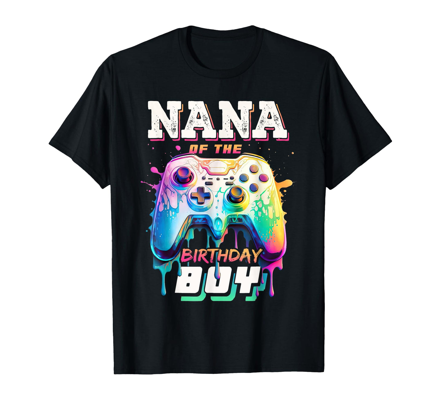 Nana Birthday Matching Video Game T-Shirt - Custom Art Print Unisex - T-Shirt, Sweatshirt, Hoodie