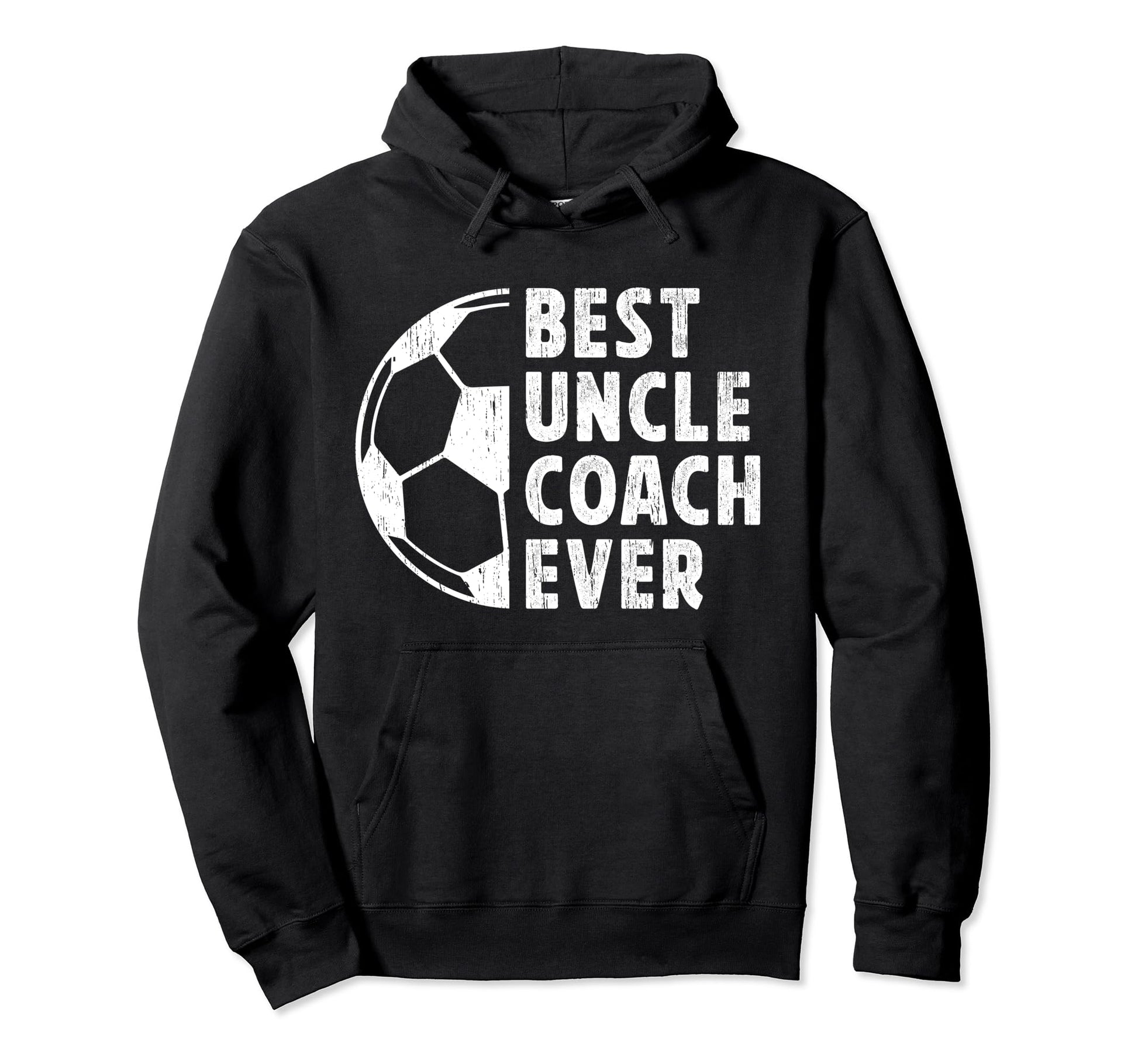 Best Uncle Coach Soccer Uncle Hoodie - Fun Novelty Design for Adults - T-Shirt, Sweatshirt, Hoodie