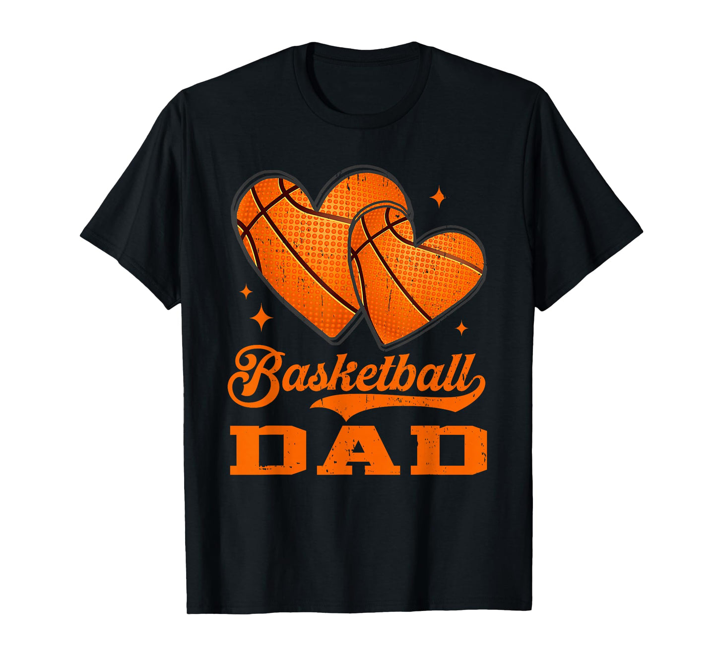 Basketball Heart Dad Basketball Player T-Shirt - Custom Art Print Men Women - T-Shirt, Sweatshirt, Hoodie