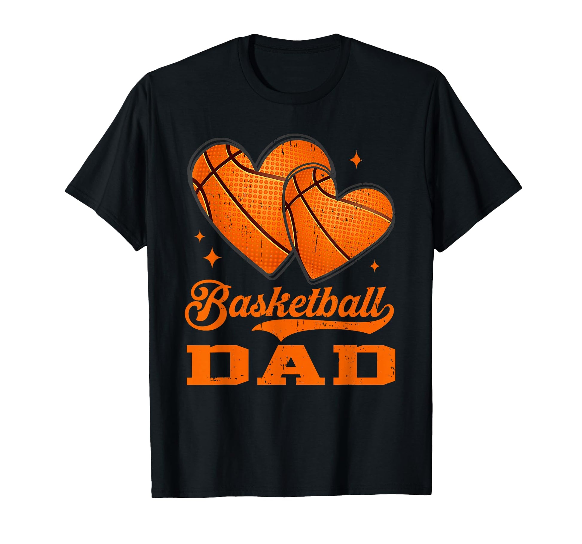 Basketball Heart Dad Basketball Player T-Shirt - Custom Art Print Men Women - T-Shirt, Sweatshirt, Hoodie