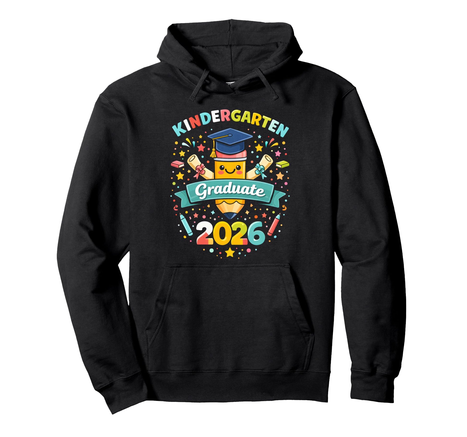 Kindergarten Graduation School Class Hoodie - Minimalist Print Men Women - T-Shirt, Sweatshirt, Hoodie