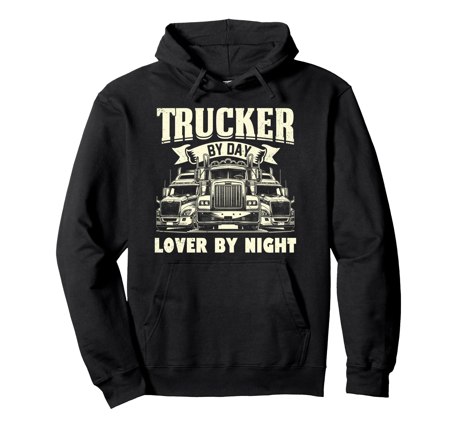 Funny Trucker Dad Birthday Romantic From Son Hoodie - Graphic Print Unisex - T-Shirt, Sweatshirt, Hoodie