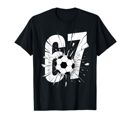 67 Soccer Six Seven 6 7 Meme 67 T-Shirt - Custom Art Print for Adults - T-Shirt, Sweatshirt, Hoodie