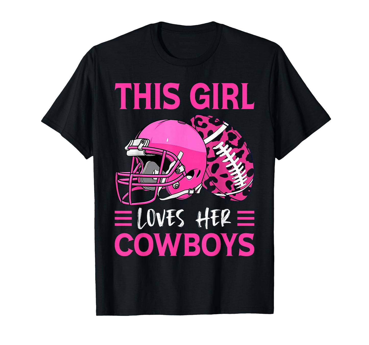 This Loves Her Cowboys Football T-Shirt - Graphic Print for Adults - T-Shirt, Sweatshirt, Hoodie