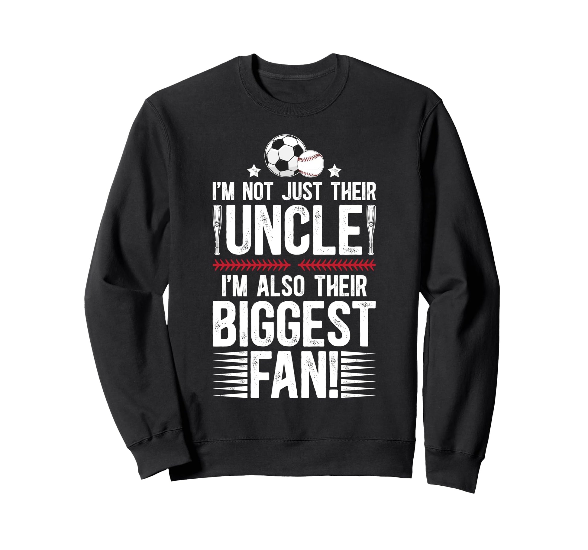 Their Biggest Fan Baseball Sweatshirt - Fun Novelty Design Men Women - T-Shirt, Sweatshirt, Hoodie
