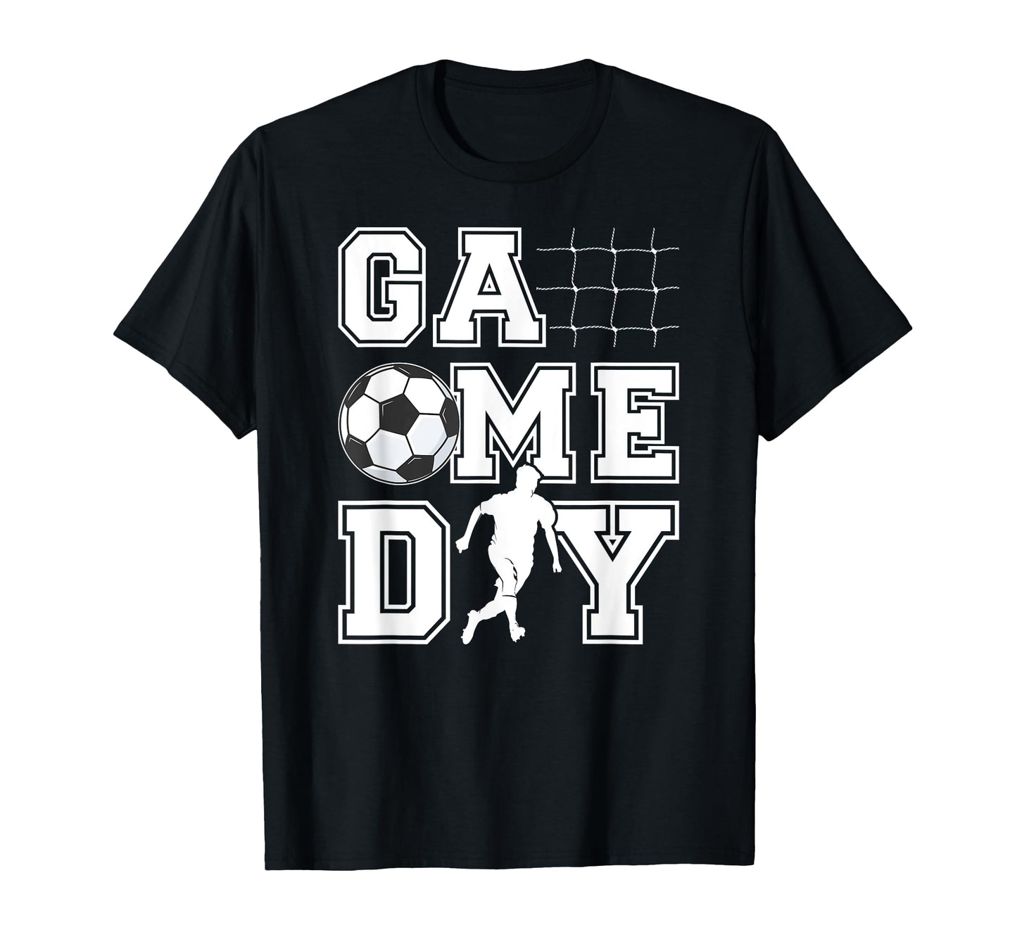 Game Day Soccer Funny Soccer Game Day T-Shirt - Aesthetic Graphic Unisex - T-Shirt, Sweatshirt, Hoodie