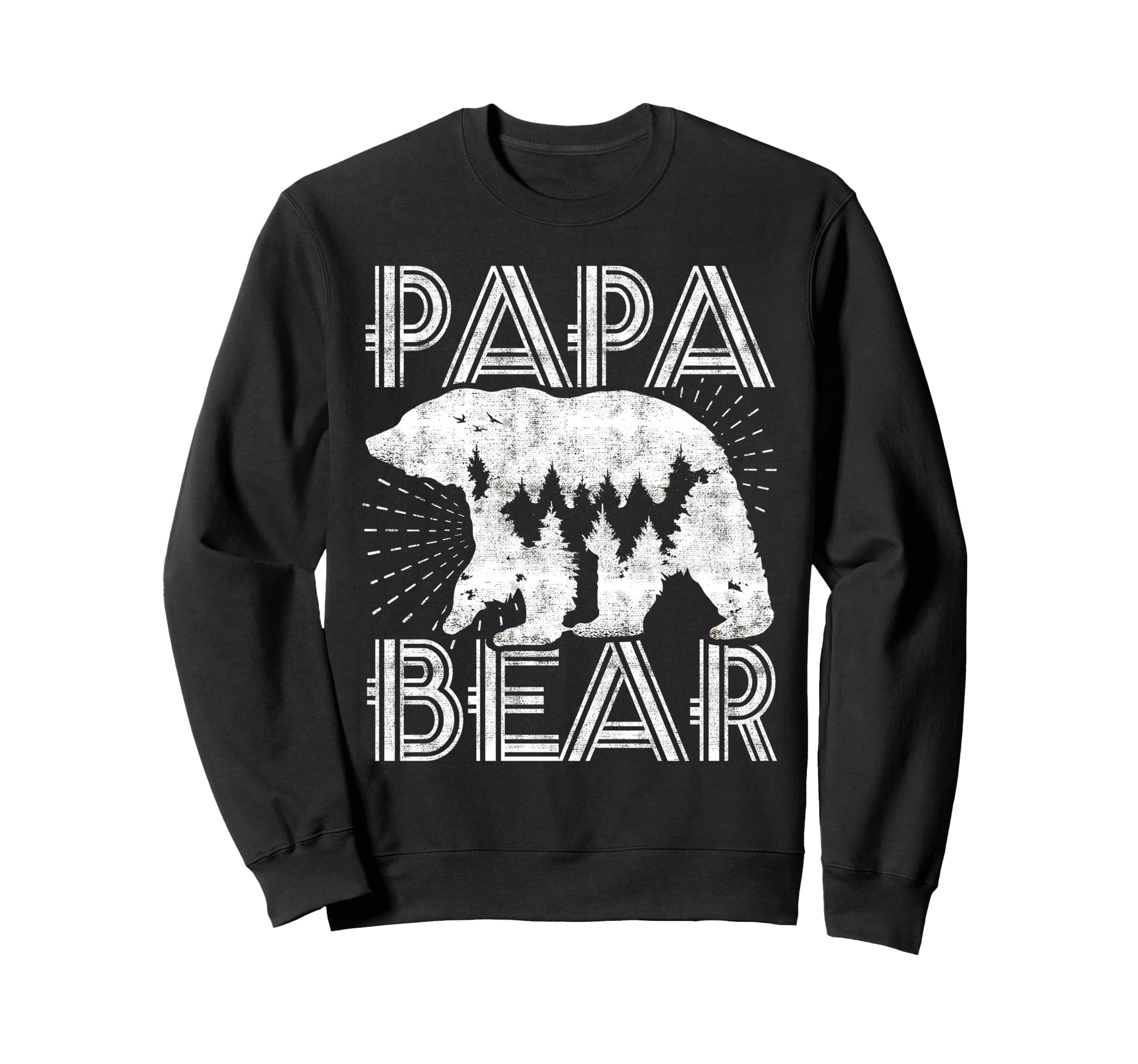 Papa Bear Family Dad Mountaineer Sweatshirt - Fun Novelty Design Unisex - T-Shirt, Sweatshirt, Hoodie