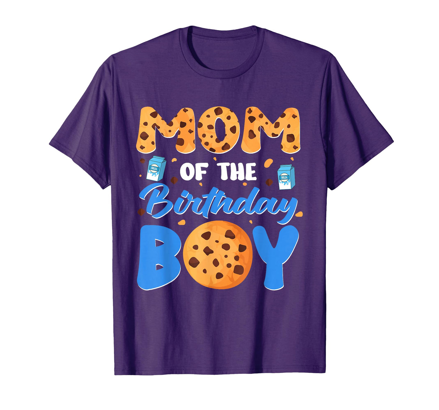 Mom Birthday Milk And Cookies 1 Year T-Shirt - Minimalist Print for Adults - T-Shirt, Sweatshirt, Hoodie