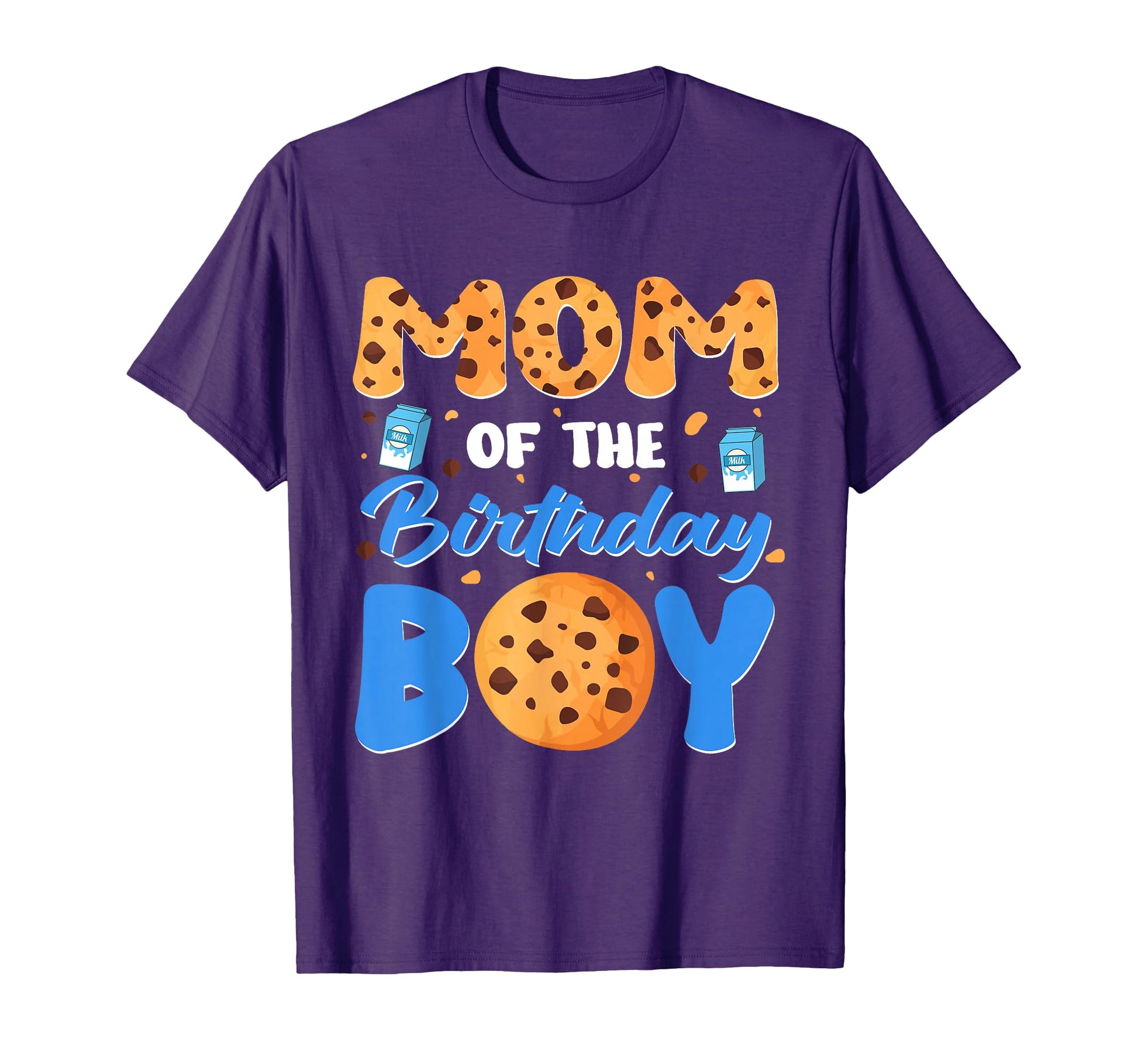 Mom Birthday Milk And Cookies 1 Year T-Shirt - Minimalist Print for Adults - T-Shirt, Sweatshirt, Hoodie