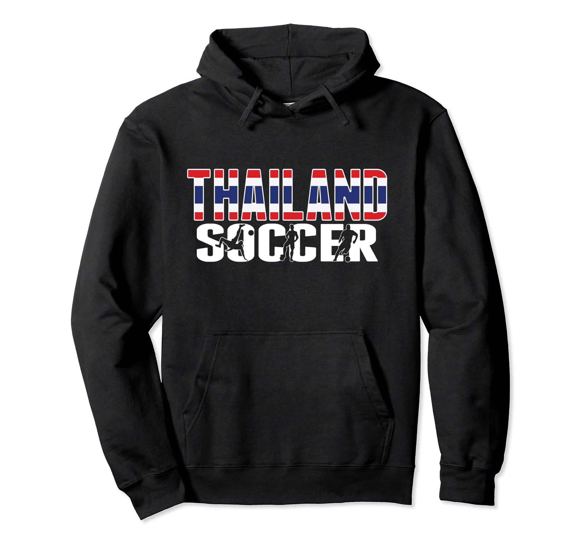 Thailand Soccer Fans Jersey Proud Hoodie - Fun Novelty Design for Adults - T-Shirt, Sweatshirt, Hoodie