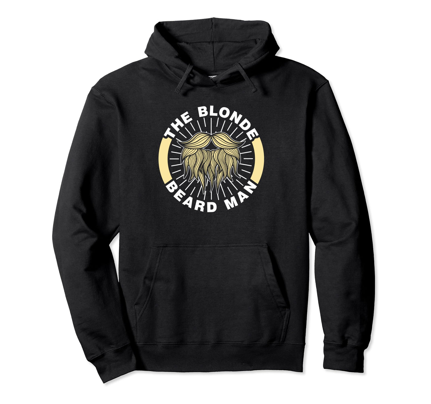Blonde Beard Dad Beards Bearded Beard Hoodie - Aesthetic Graphic Men Women - T-Shirt, Sweatshirt, Hoodie