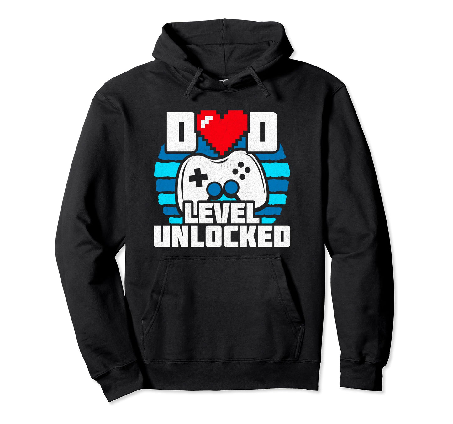 New Dad Level Unlocked Gamer Dad Hoodie - Streetwear Style Unisex - T-Shirt, Sweatshirt, Hoodie