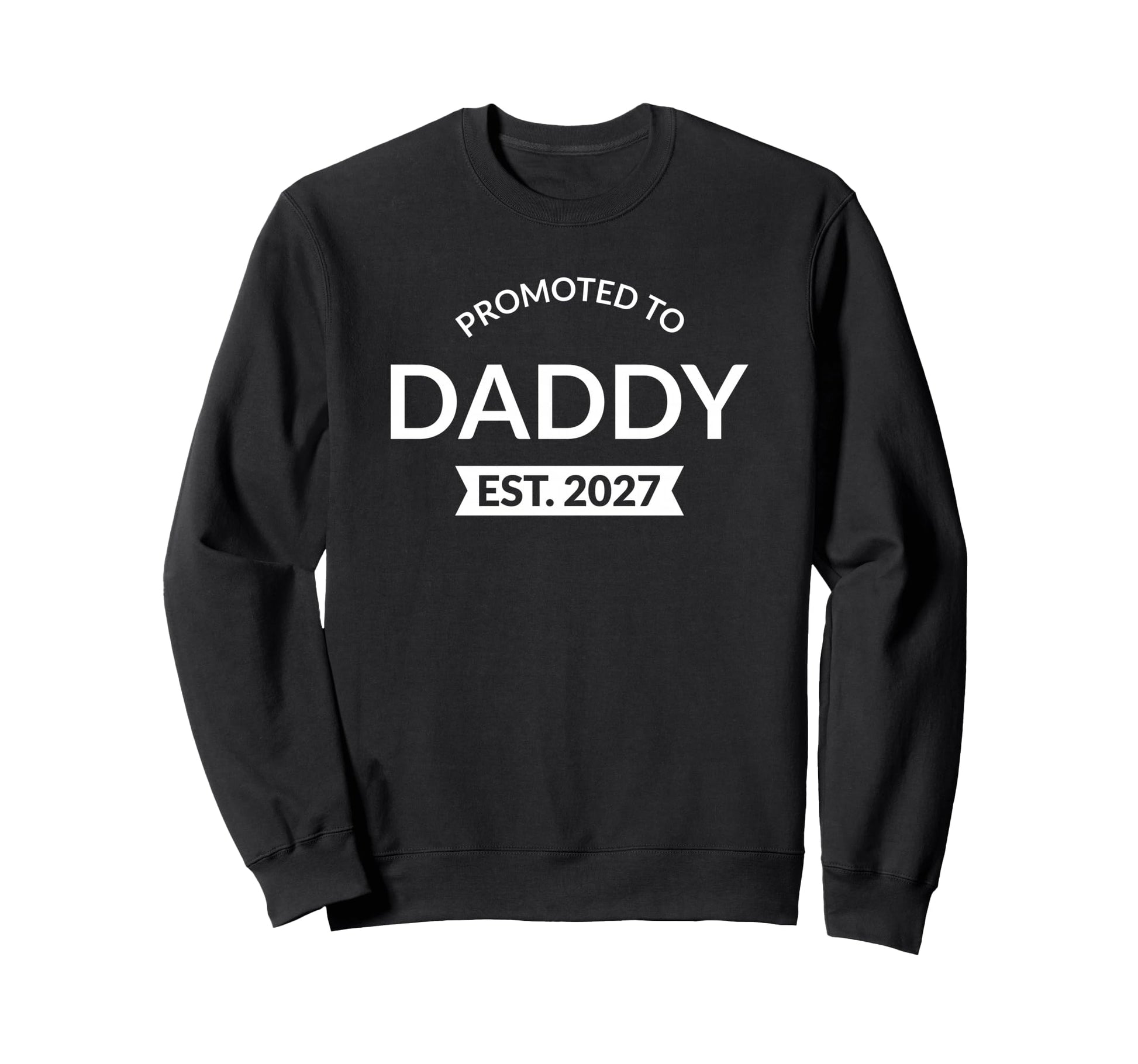Promoted To Daddy 2027 Sweatshirt - Casual Everyday Wear for Adults - T-Shirt, Sweatshirt, Hoodie