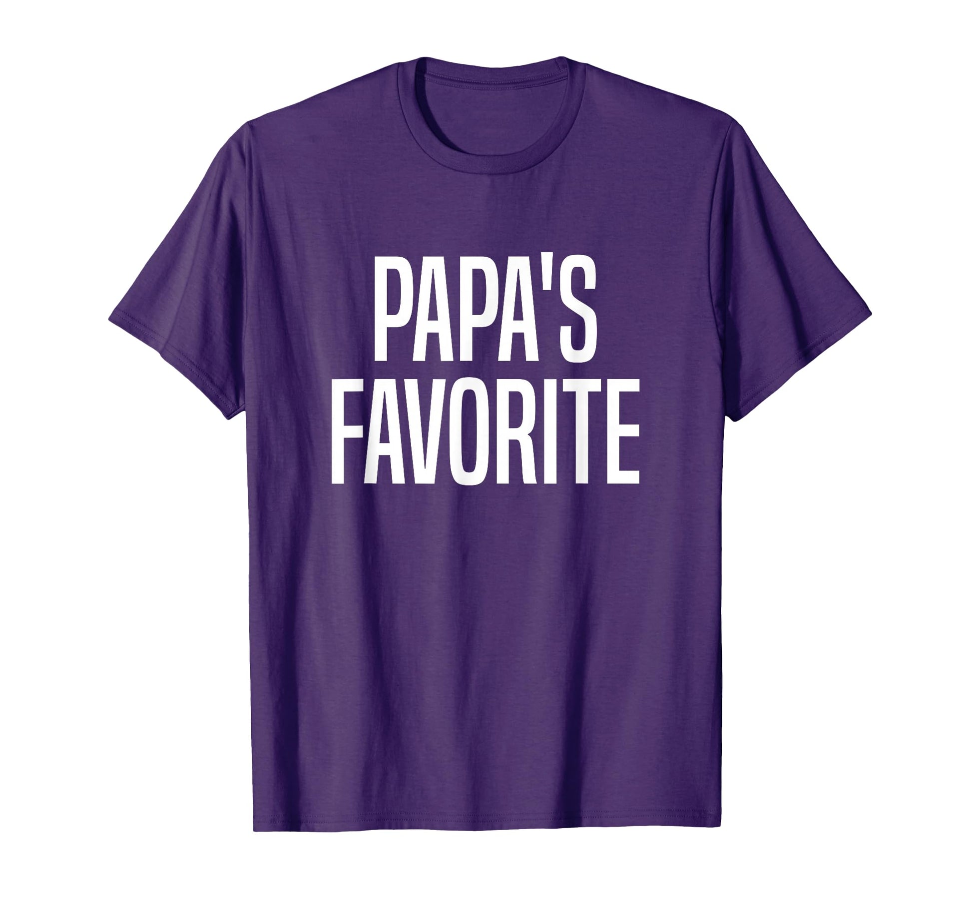 Papas Favorite Grandchild T-Shirt - Casual Everyday Wear Men Women - T-Shirt, Sweatshirt, Hoodie