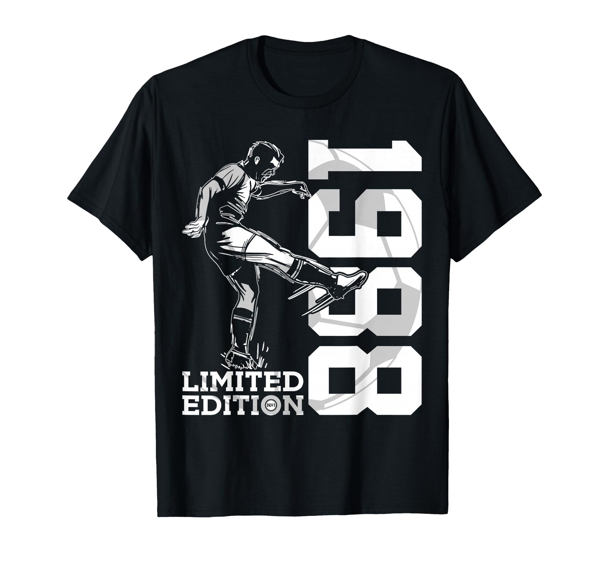 1988 38 Years Soccer 38Th Birthday T-Shirt - Unique Graphic Men Women - T-Shirt, Sweatshirt, Hoodie