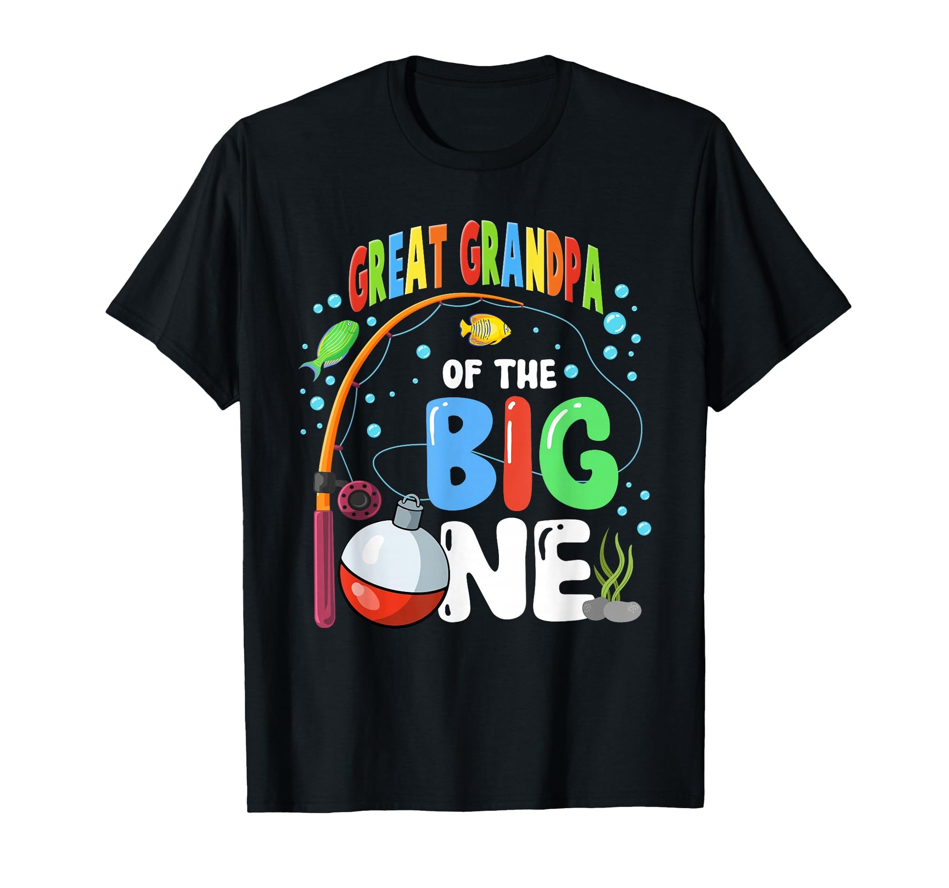 Great Grandpa Big One Fishing T-Shirt - Aesthetic Graphic for Adults - T-Shirt, Sweatshirt, Hoodie