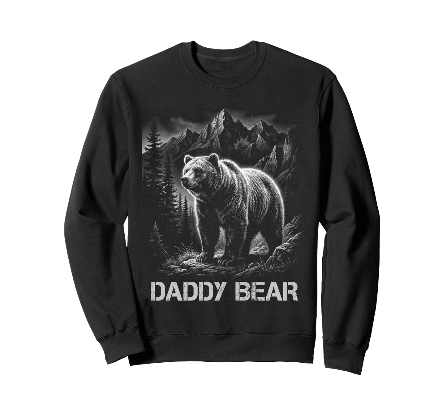 Daddy Bear Family Matching Dad Sweatshirt - Unique Graphic Men Women - T-Shirt, Sweatshirt, Hoodie