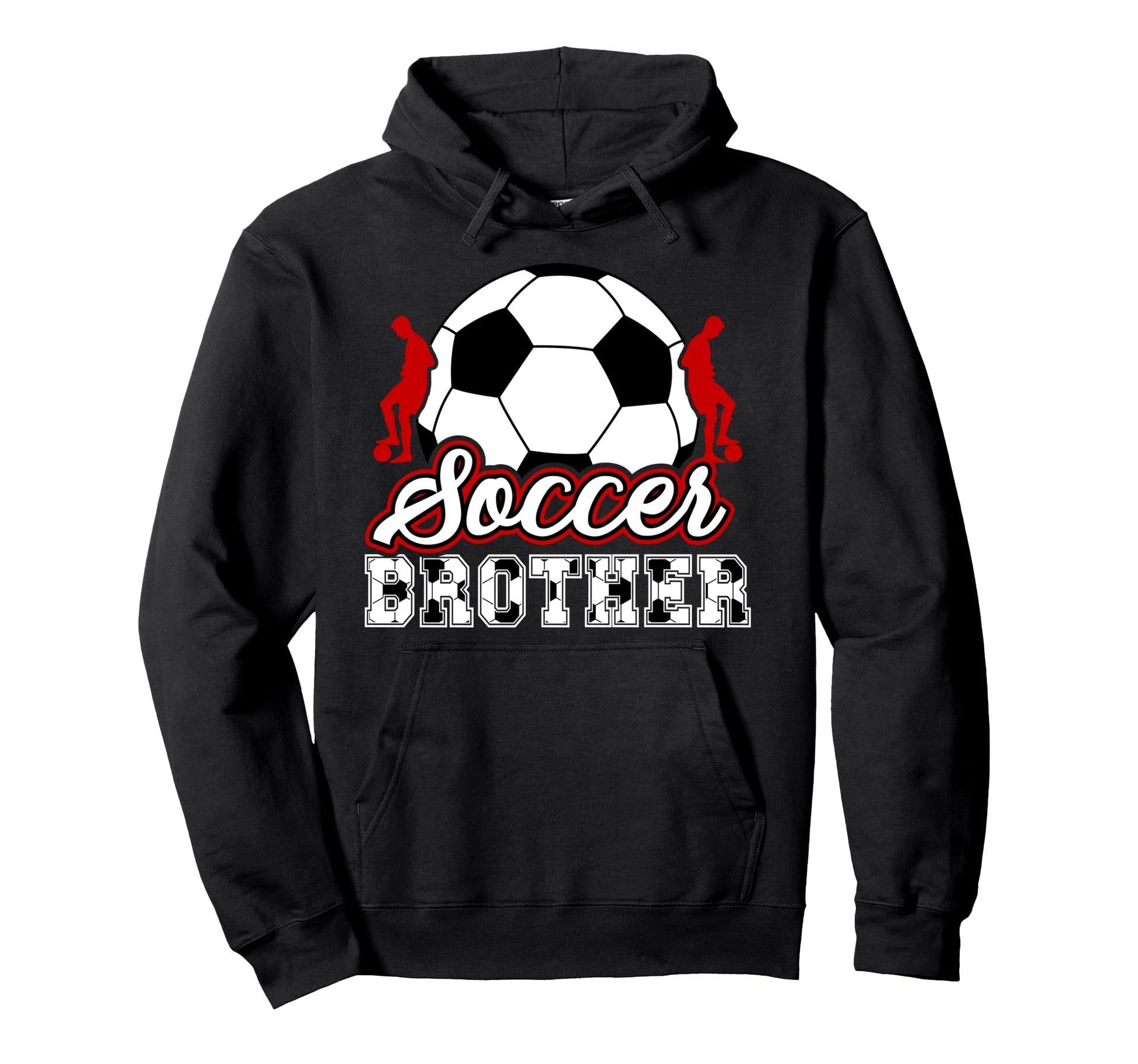 Soccer Brother Soccer Players Brother Hoodie - Aesthetic Graphic Men Women - T-Shirt, Sweatshirt, Hoodie