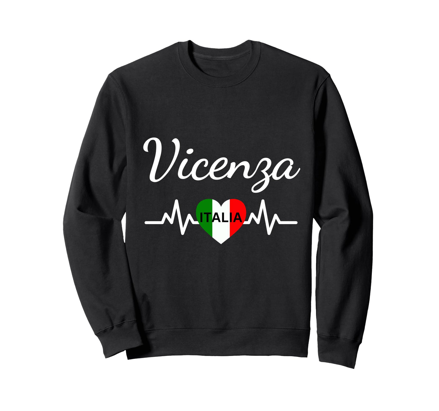 Vicenza Italy Flag Italia Souvenir Sweatshirt - Trendy Graphic Unisex - T-Shirt, Sweatshirt, Hoodie