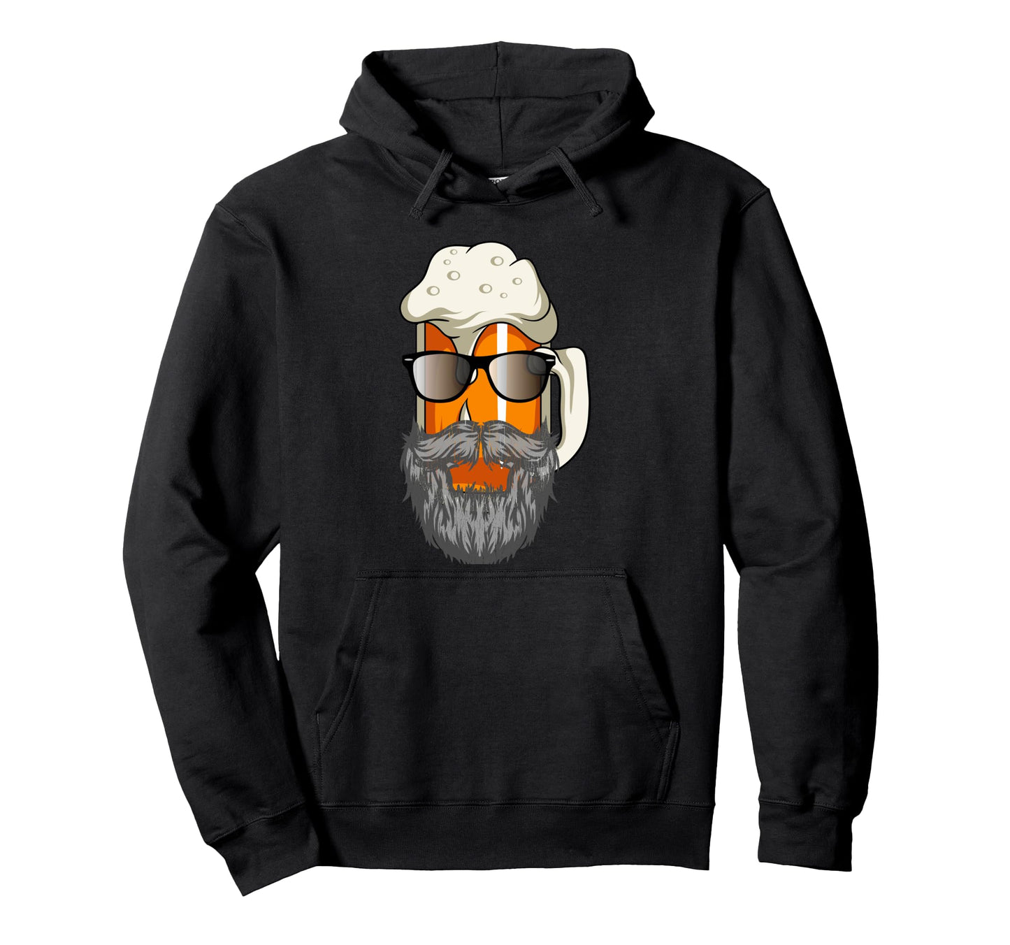 Craft Beer Drunk Uncle Beard Glasses Hoodie - Streetwear Style Unisex - T-Shirt, Sweatshirt, Hoodie