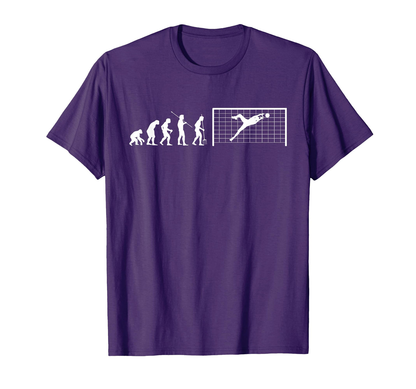 Evolution Goalkeeper Goalie Soccer T-Shirt - Custom Art Print for Adults - T-Shirt, Sweatshirt, Hoodie
