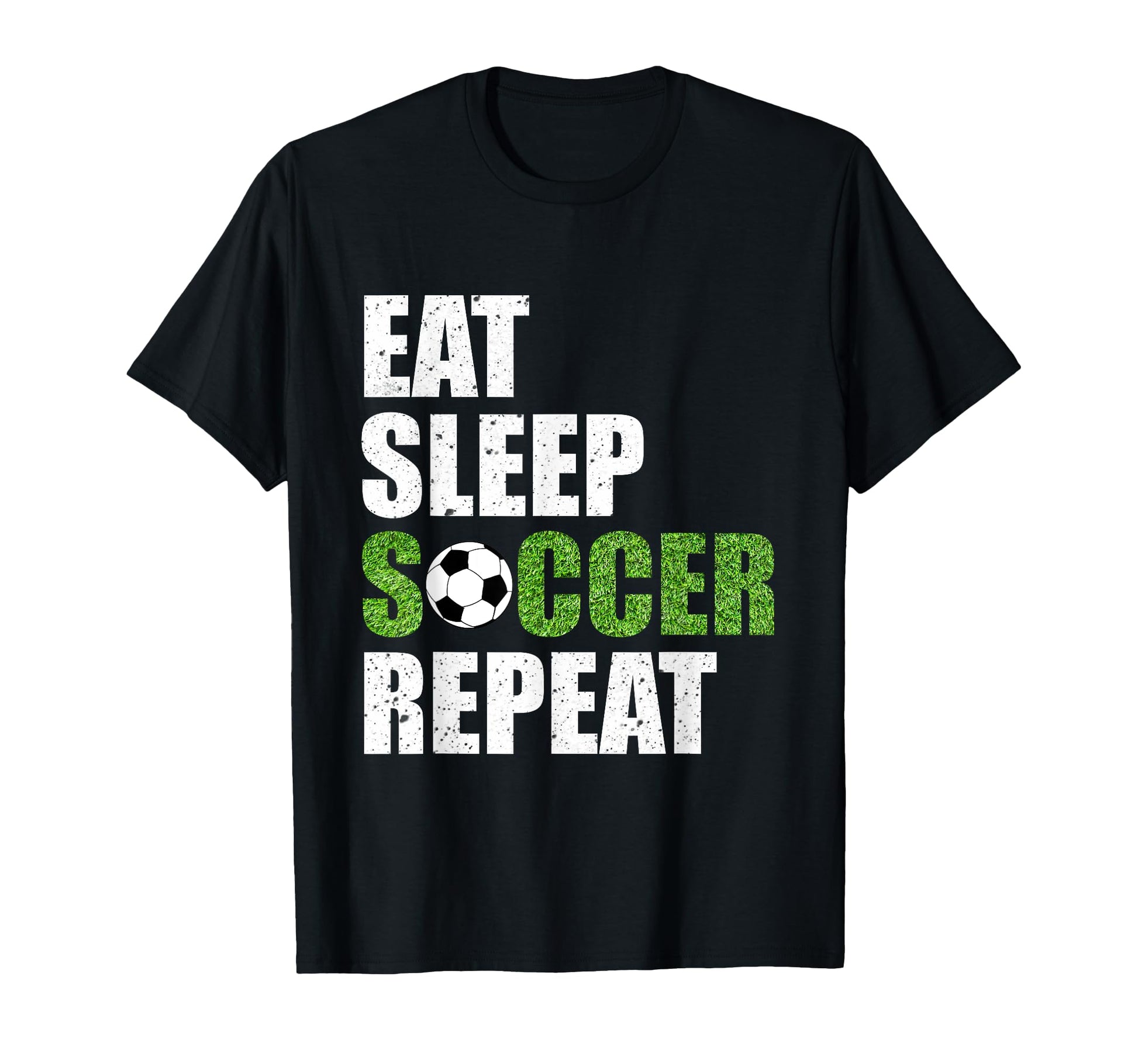Eat Sleep Soccer Repeat Soccer Player T-Shirt - Unique Graphic for Adults - T-Shirt, Sweatshirt, Hoodie