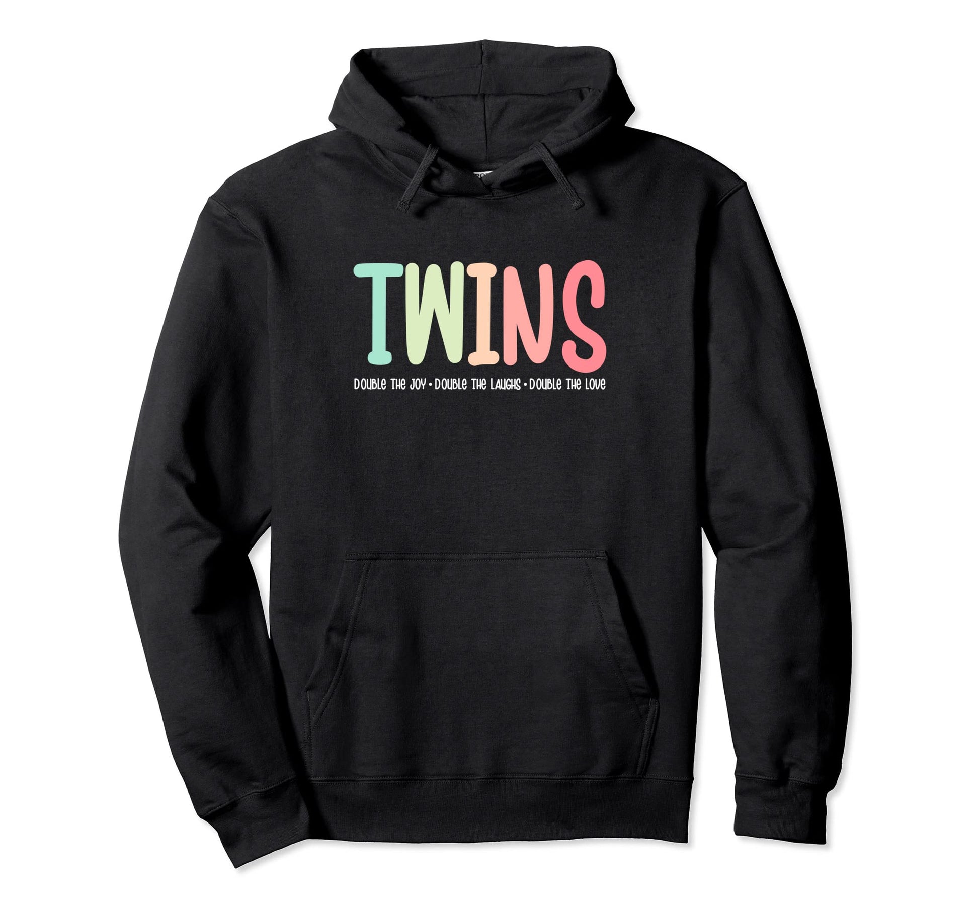 Twin Dad Mom Twins Double Joy Double Hoodie - Fun Novelty Design Unisex - T-Shirt, Sweatshirt, Hoodie