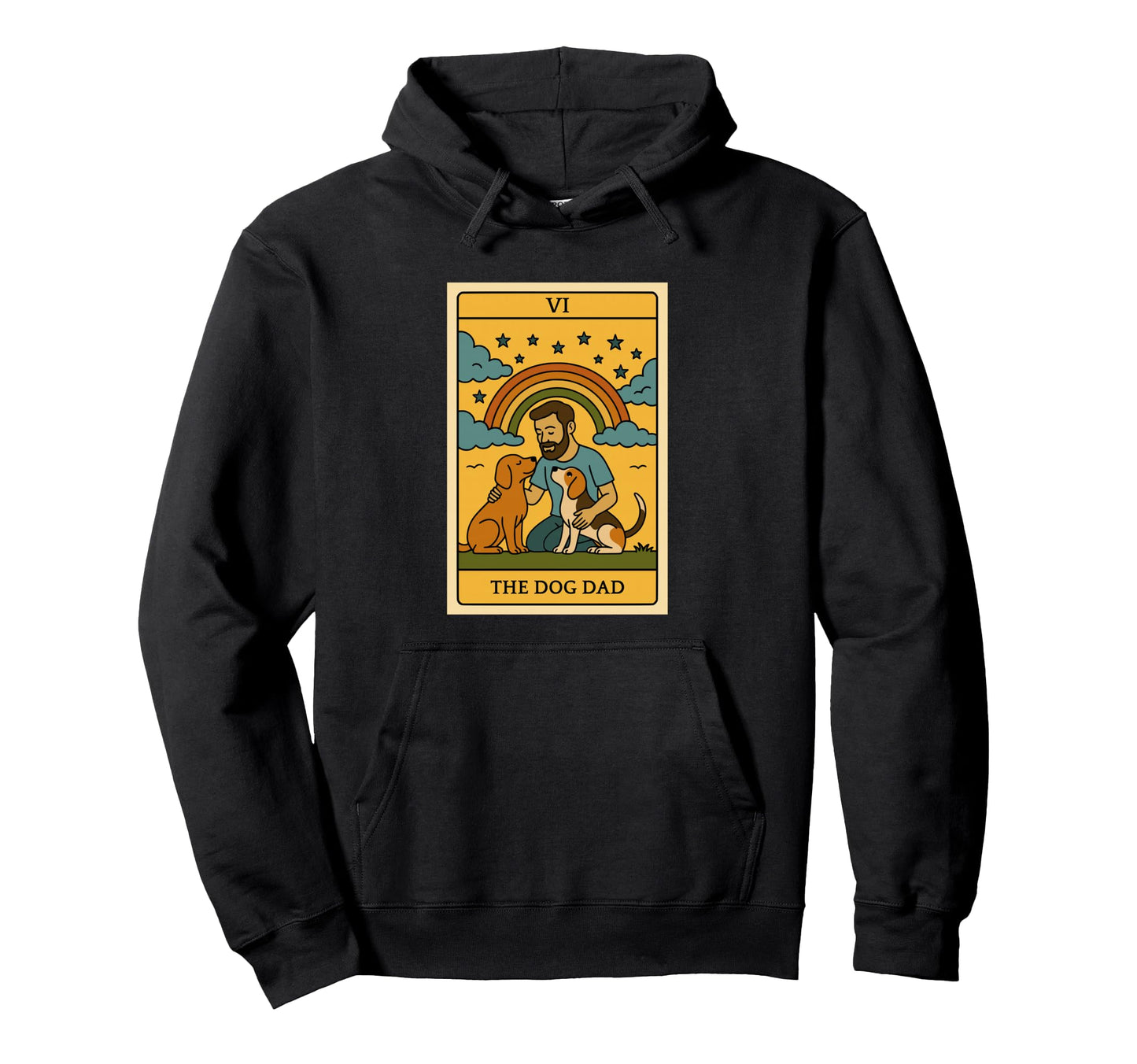 Dog Dad Love Dog Daddy Veterinarian Hoodie - Novelty Apparel Men Women - T-Shirt, Sweatshirt, Hoodie