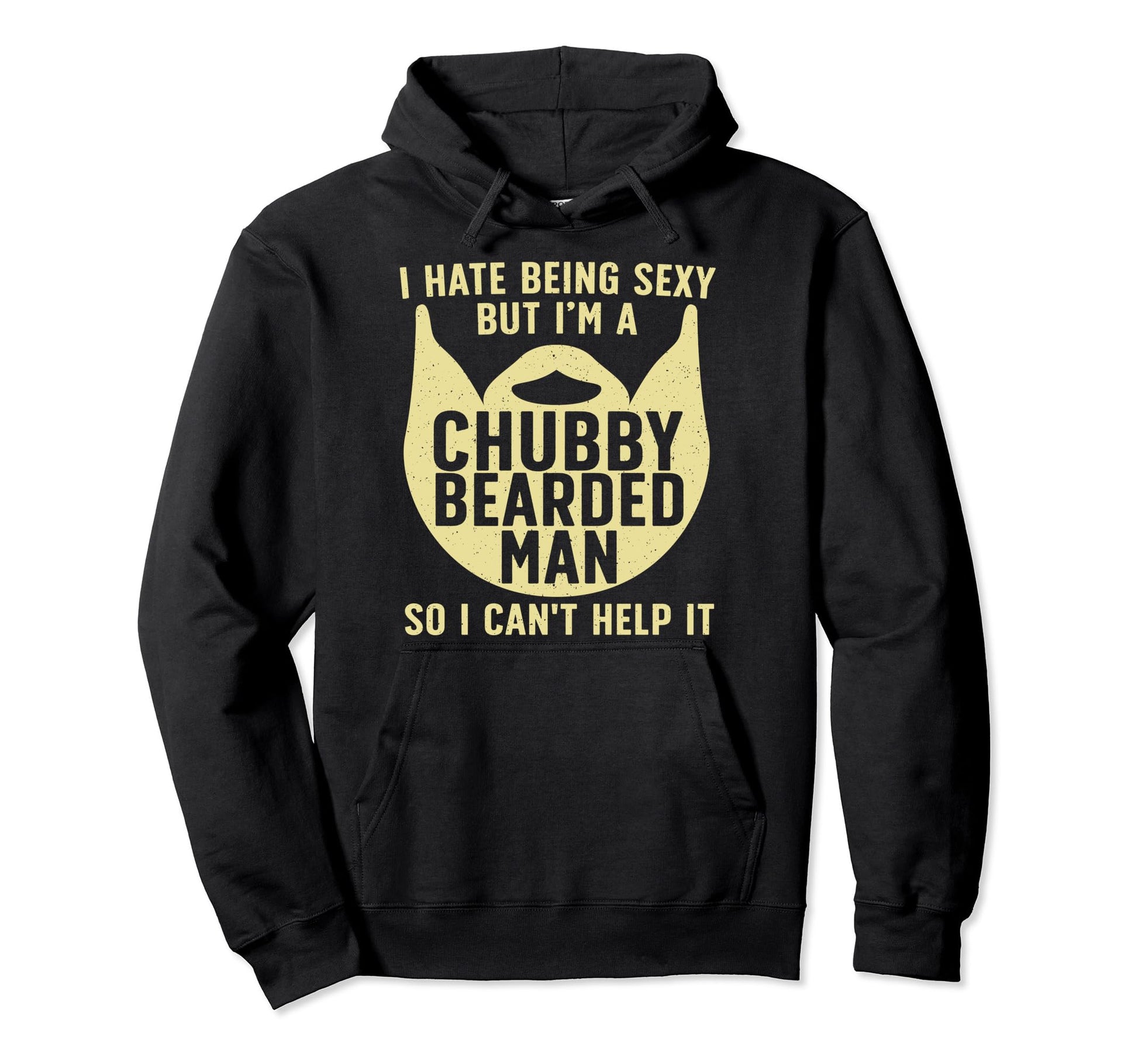 Funny Beard Art Dad Husband Sexy Chubby Hoodie - Graphic Print Men Women - T-Shirt, Sweatshirt, Hoodie