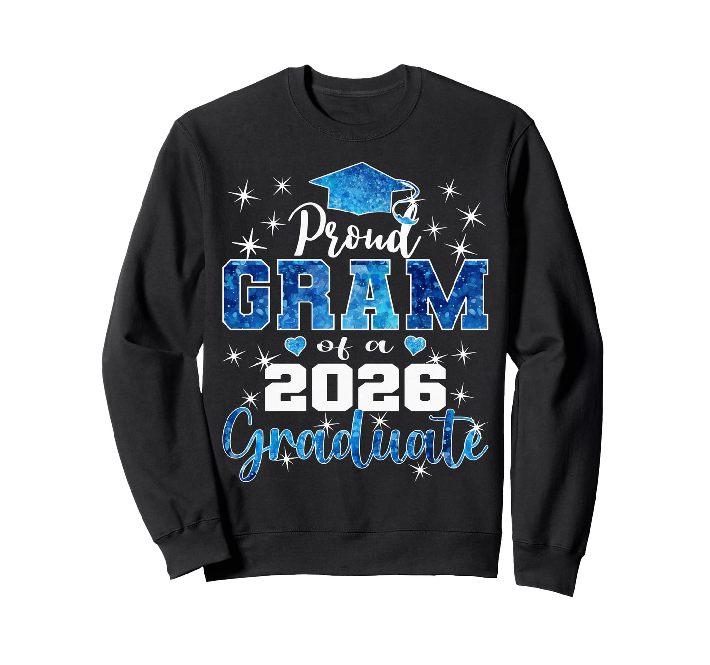 Super Proud Gram 2026 Graduate Sweatshirt - Aesthetic Graphic Unisex - T-Shirt, Sweatshirt, Hoodie