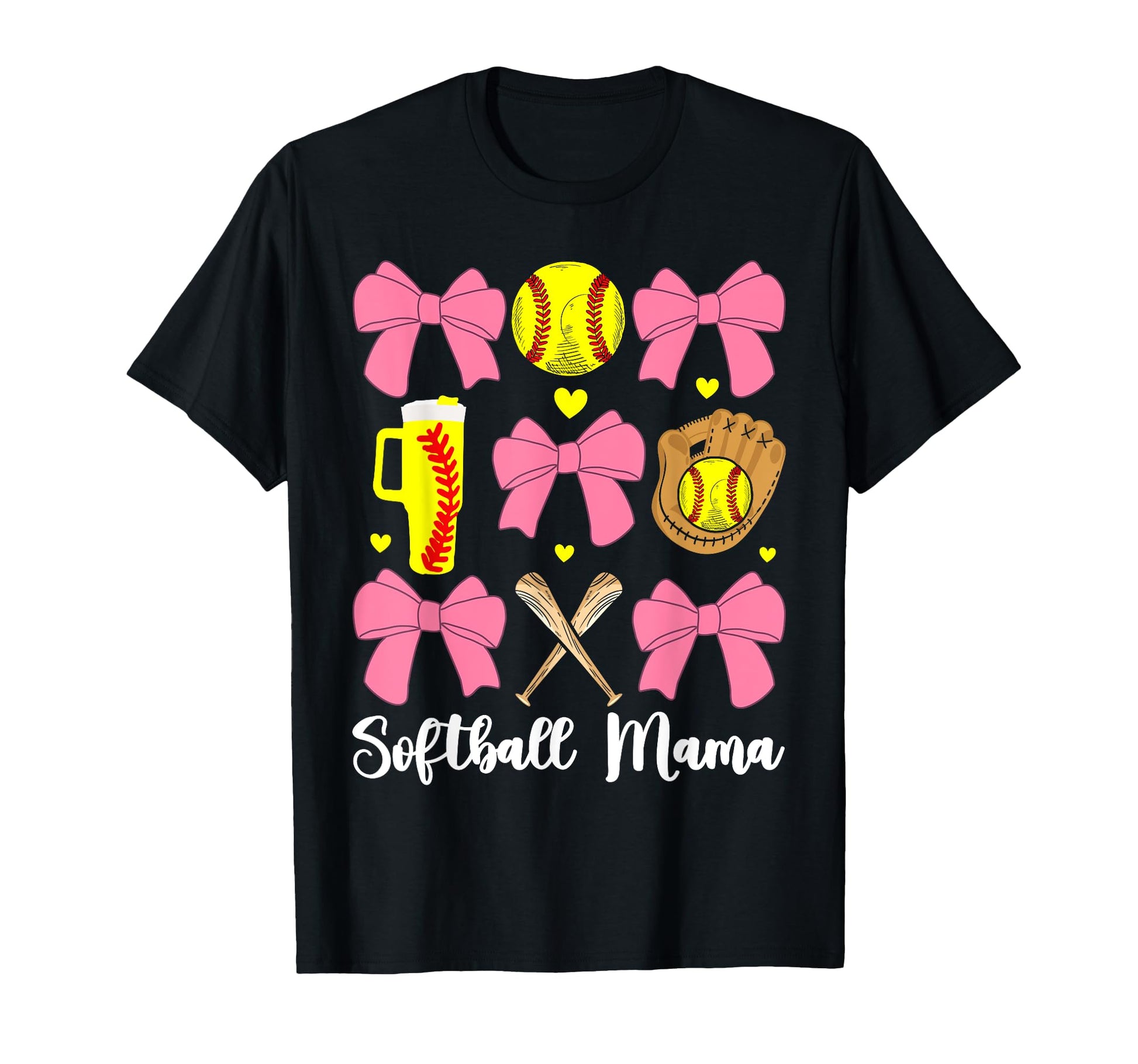 Softball Mama Mothers Day Softball T-Shirt - Aesthetic Graphic Unisex - T-Shirt, Sweatshirt, Hoodie