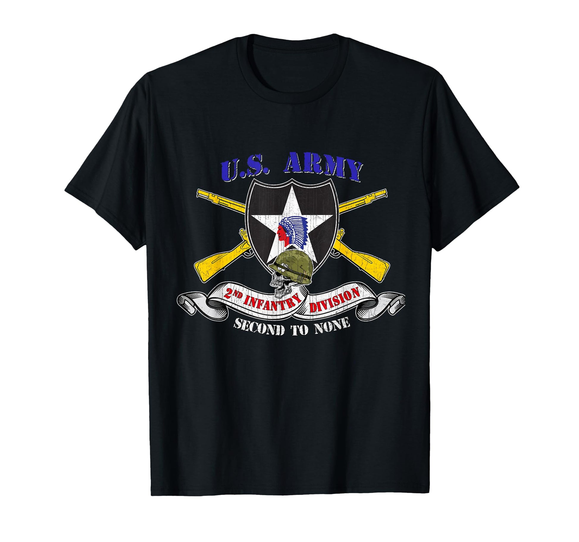 2Nd Infantry Division Veteran 2Id T-Shirt - Aesthetic Graphic Men Women - T-Shirt, Sweatshirt, Hoodie