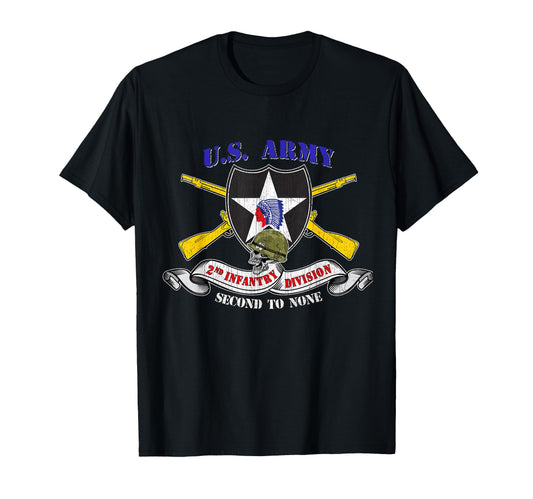 2Nd Infantry Division Veteran 2Id T-Shirt - Aesthetic Graphic Men Women - T-Shirt, Sweatshirt, Hoodie