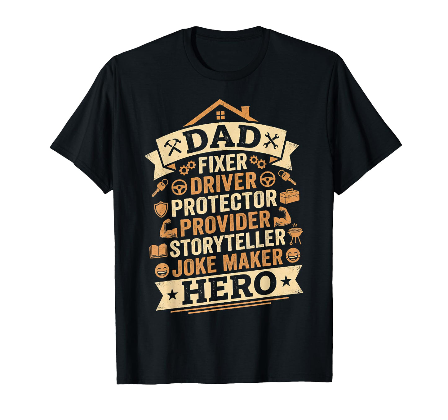 Fixer Things Dad Funny Mechanic Best T-Shirt - Aesthetic Graphic Unisex - T-Shirt, Sweatshirt, Hoodie