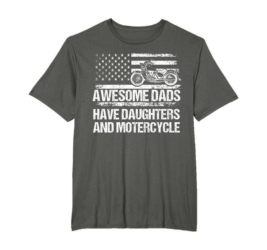 Awesome Dads Have Daughters And T-Shirt - Novelty Apparel Unisex - T-Shirt, Sweatshirt, Hoodie