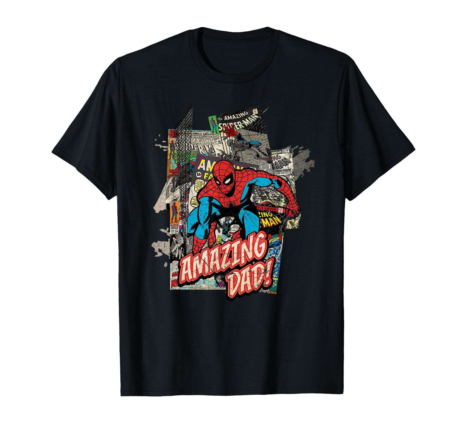 Marvel Spider Amazing Dad Fathers Day T-Shirt - Casual Everyday Wear Unisex - T-Shirt, Sweatshirt, Hoodie
