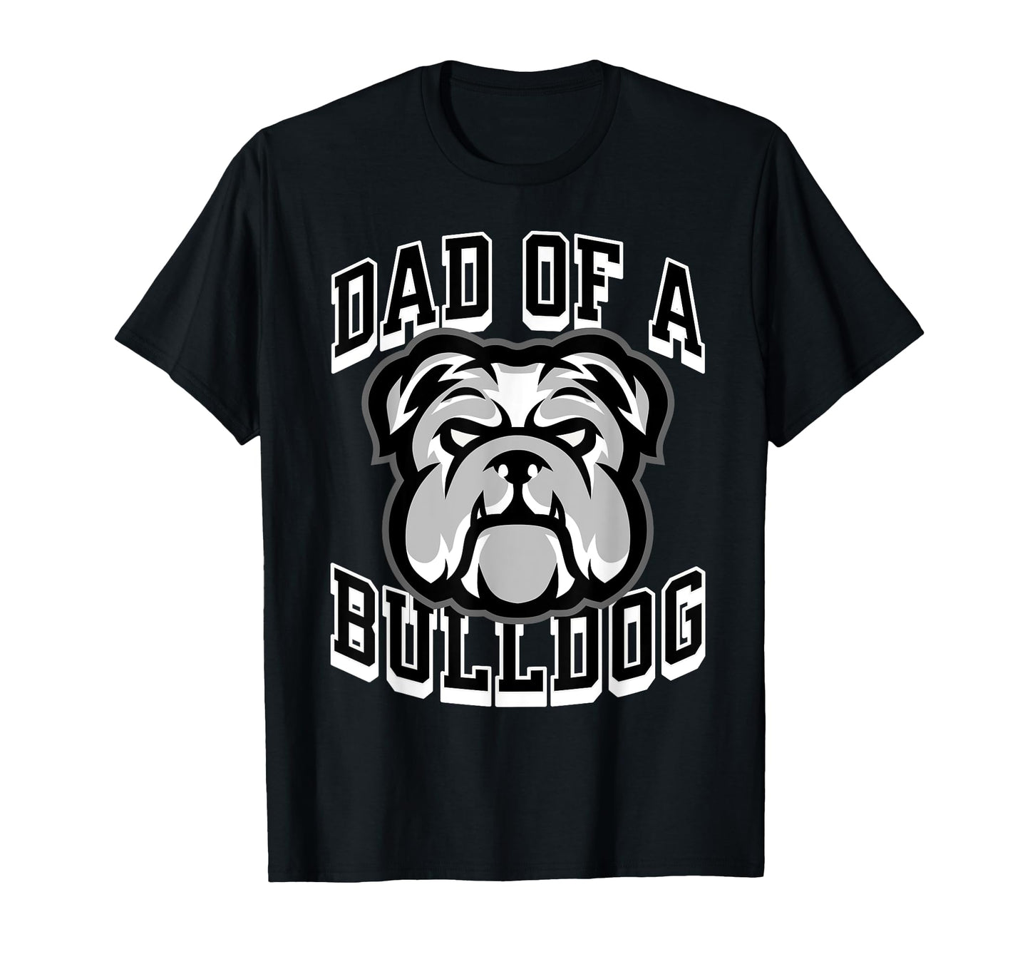 Dad Bulldog Football Game Day Dad T-Shirt - Aesthetic Graphic for Adults - T-Shirt, Sweatshirt, Hoodie