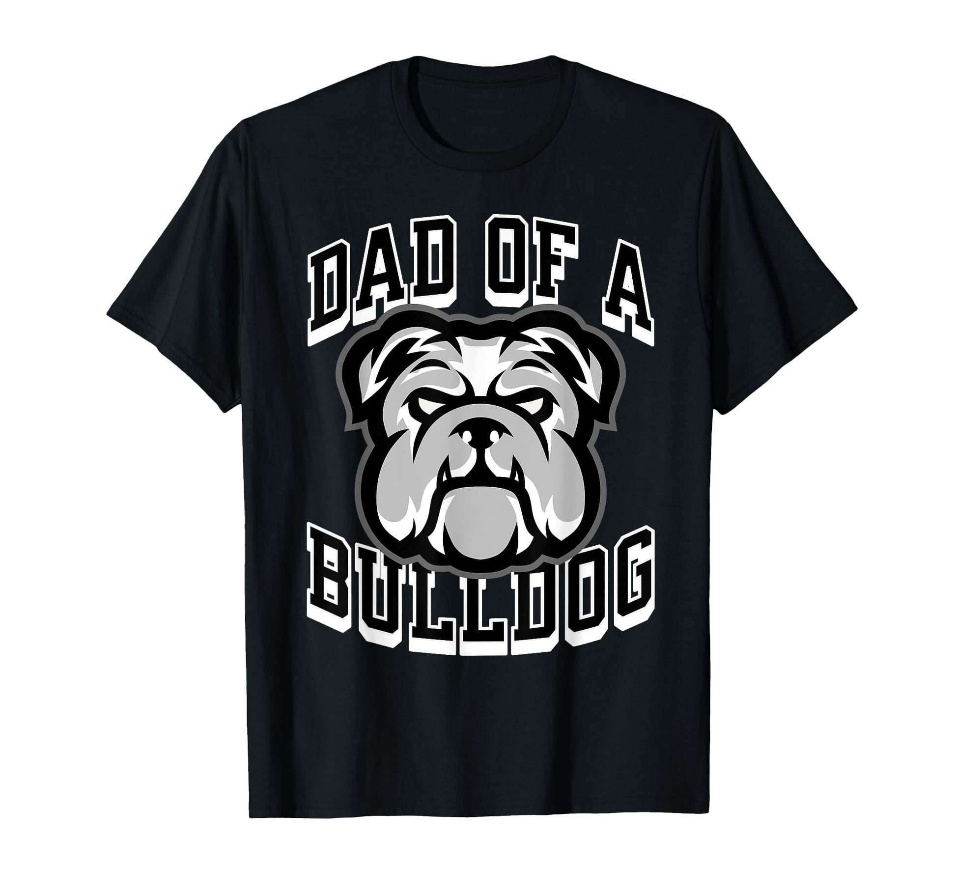 Dad Bulldog Football Game Day Dad T-Shirt - Aesthetic Graphic for Adults - T-Shirt, Sweatshirt, Hoodie