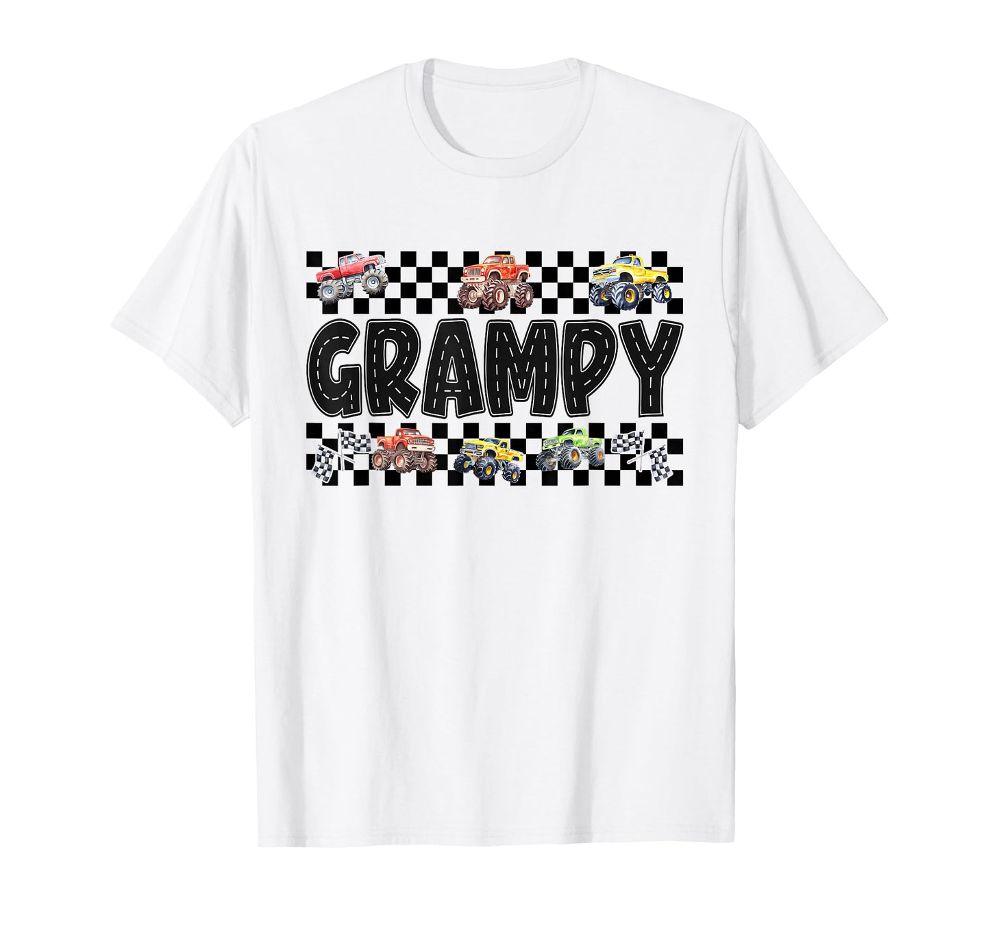 Grampy Monster Truck Family Crew T-Shirt - Fun Novelty Design Unisex - T-Shirt, Sweatshirt, Hoodie