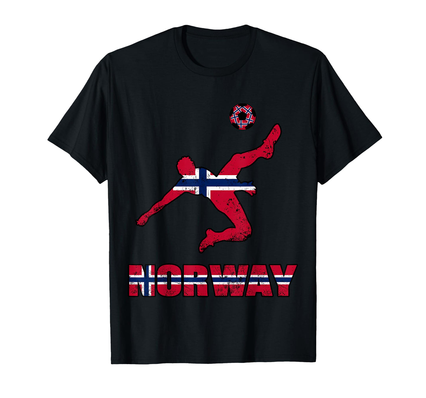 Norway Football Soccer Game Player Fan T-Shirt - Fun Novelty Design Unisex - T-Shirt, Sweatshirt, Hoodie