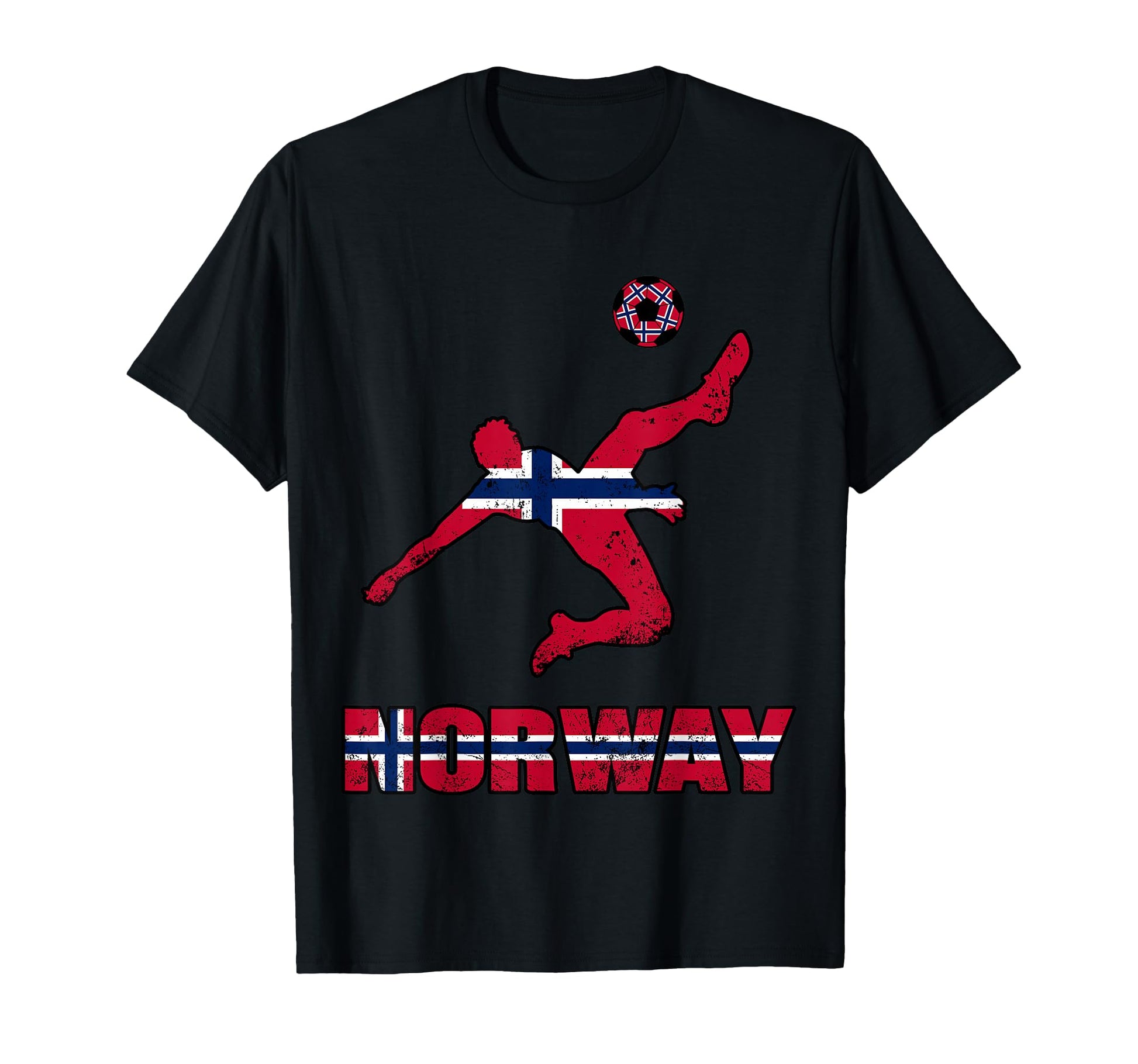 Norway Football Soccer Game Player Fan T-Shirt - Fun Novelty Design Unisex - T-Shirt, Sweatshirt, Hoodie