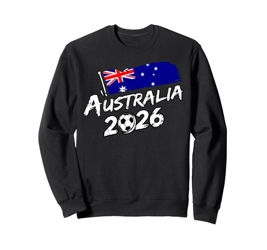 Australia Soccer Football Game Sweatshirt - Trendy Graphic Men Women - T-Shirt, Sweatshirt, Hoodie
