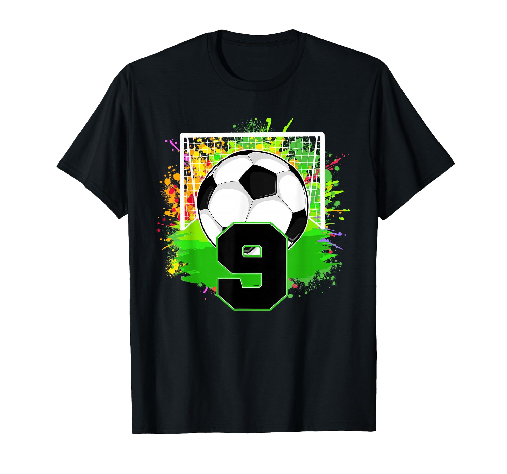 9Th Birthday Soccer 9 Year Old T-Shirt - Casual Everyday Wear for Adults - T-Shirt, Sweatshirt, Hoodie